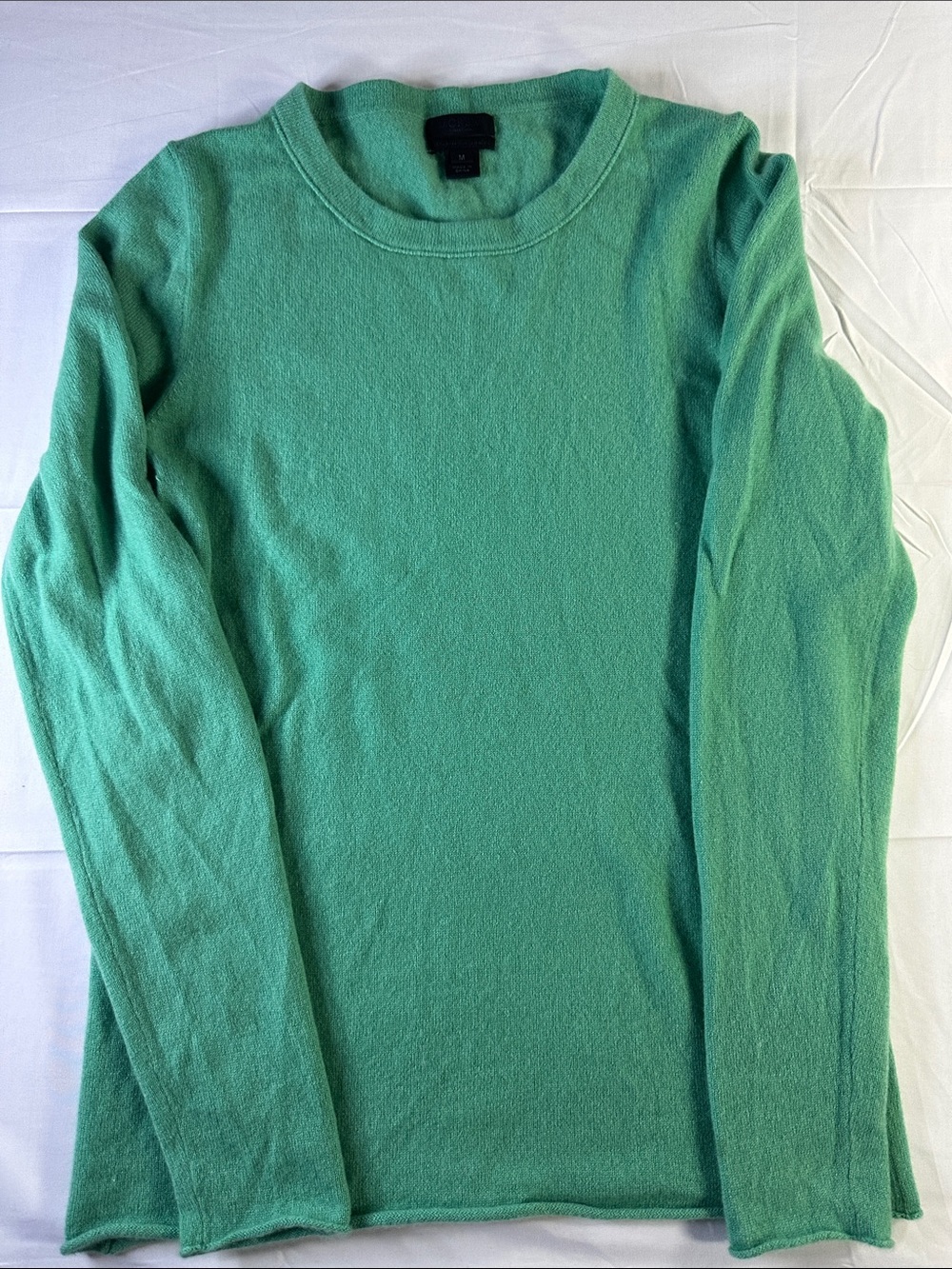 J. Crew Men's Seafoam Green Crewneck Sweater